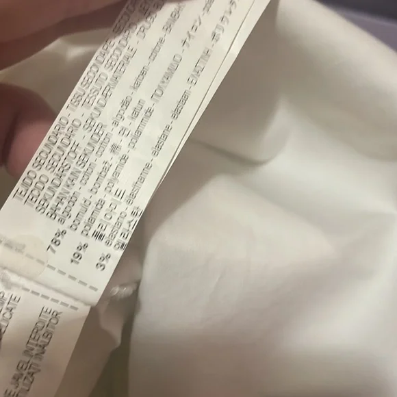 Zara White Long Sleeve Tunic Top Shirt - Picture 10 of 10